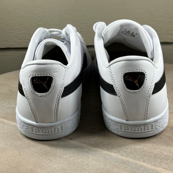 Puma Classic XXI Mens Sneakers Size 13 White Black Accent Low Top Court Low Top - Picture 7 of 15